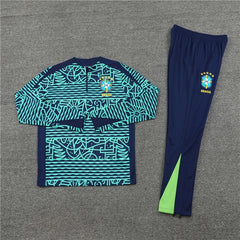 2425 Brazil Lake Blue Training suit set