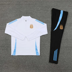 2425 Argentina White Training suit set