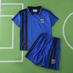 1994 Argentina away retro Kids kit