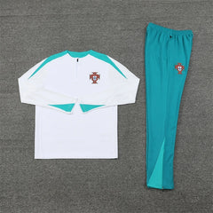 2425 Portugal white Training suit set Player version