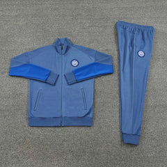 2425 F.C. Internazionale Milano wathet Long zipper jacket set