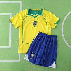 2004 Brazil home retro Kids kit