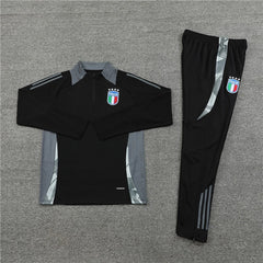 2425 Italy black Training suit set(X)