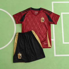 2024 UEFA Belgium home Kids kit