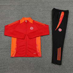 2425 Fußball-Club Bayern München red Long zipper jacket set