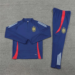 2425 Spain navy blue Training suit set