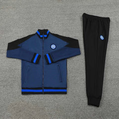 2425 F.C. Internazionale Milano blue Long zipper jacket set