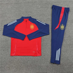 2425 Spain red Training suit set