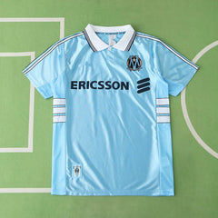 9899 season Olympique away retro Fan version