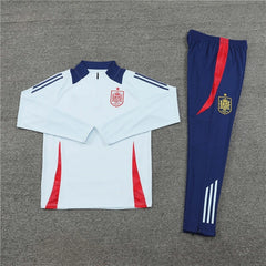 2425 Spain white Training suit set