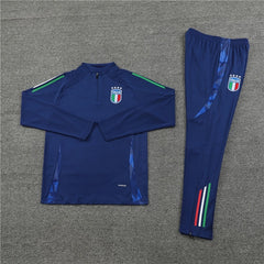 2425 Italy navy blue Training suit set(X)