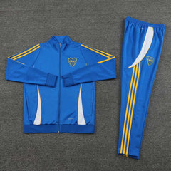 2425 Boca Juniors blue Long zipper jacket set