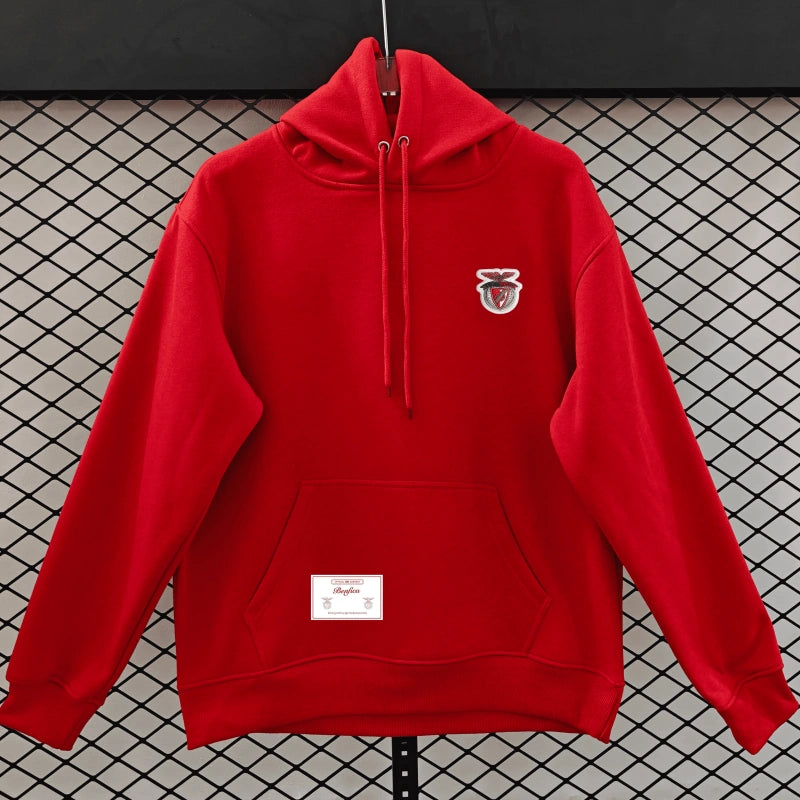 2526 season S.L. Benfica retro hoodie Red