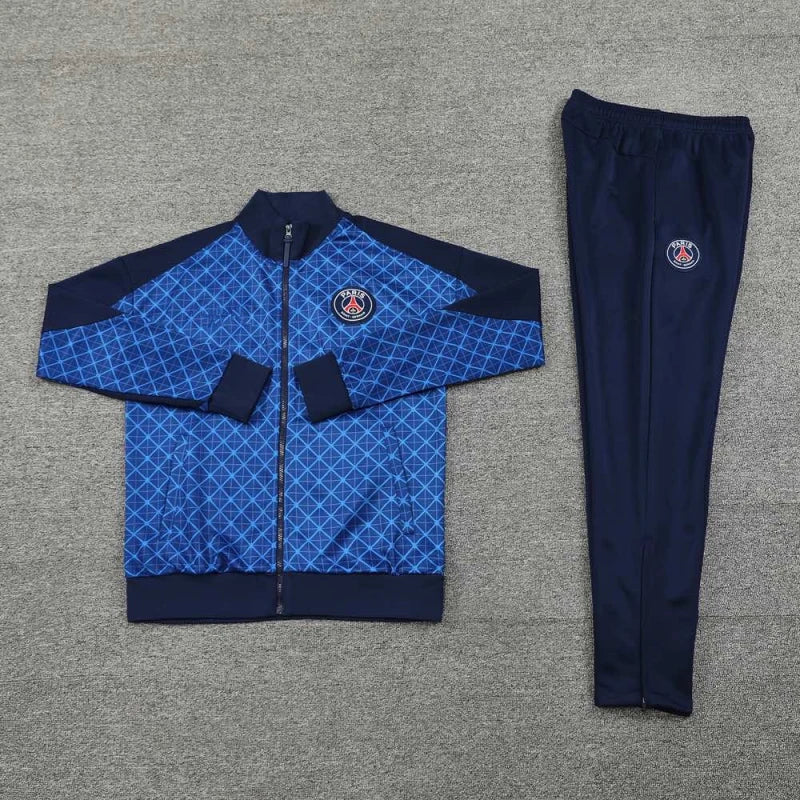 2425 Paris Saint-Germain F.C. blue Long zipper jacket set