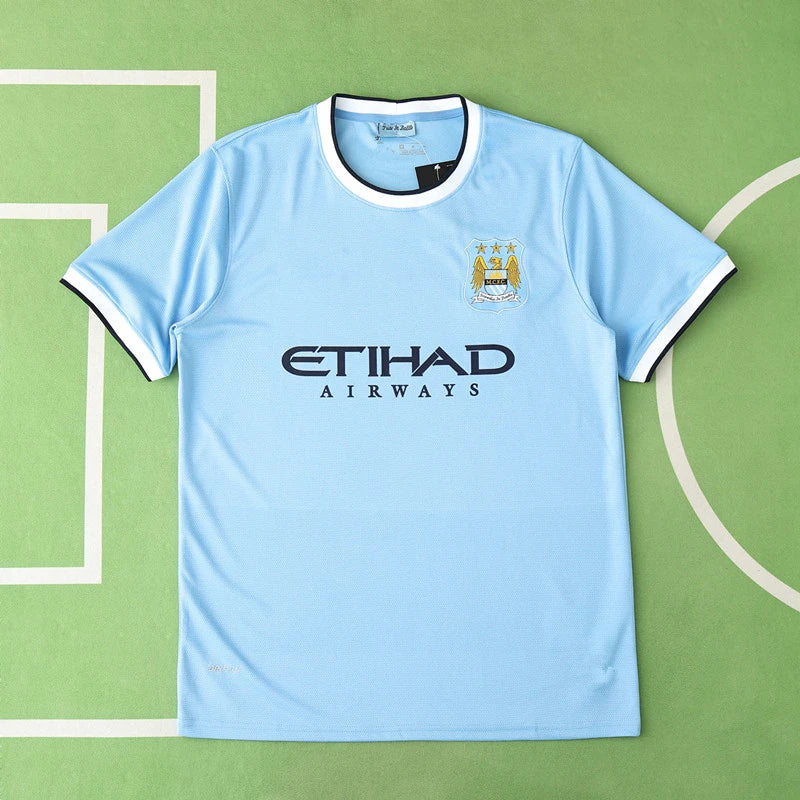 1314 season Manchester City F.C. home retro Fan version