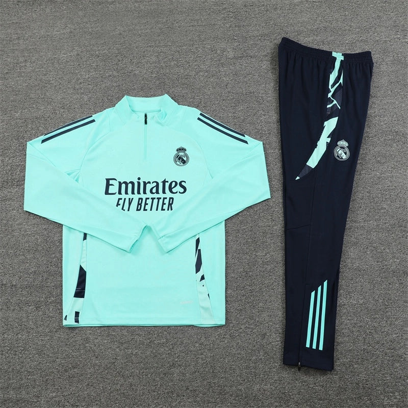 2425 Real Madrid CF Lake Blue Training suit set