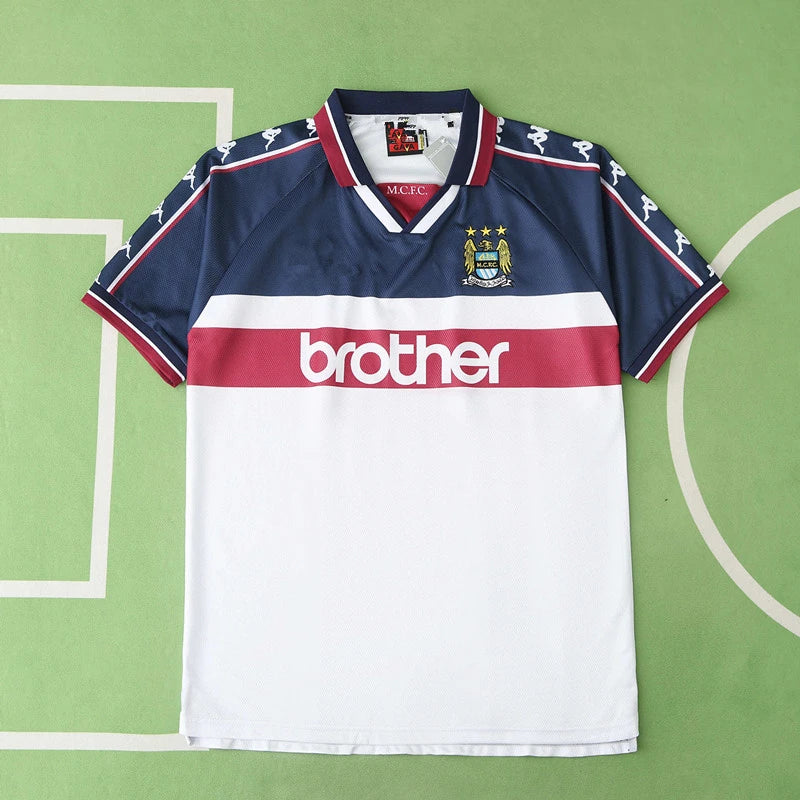 9798 season Manchester City F.C. away retro Fan version