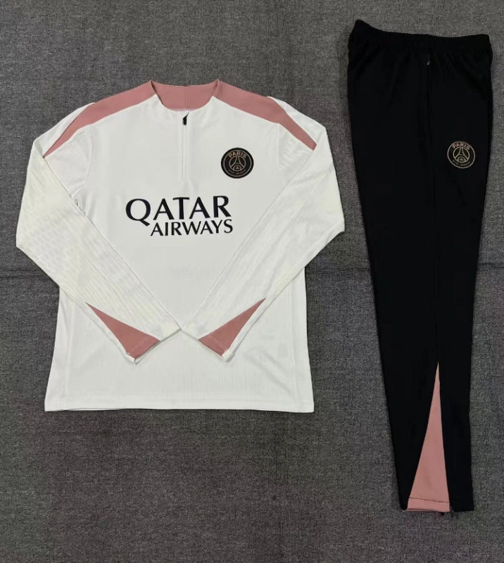 2425 Paris Saint-Germain F.C. Off white Training suit set Player version