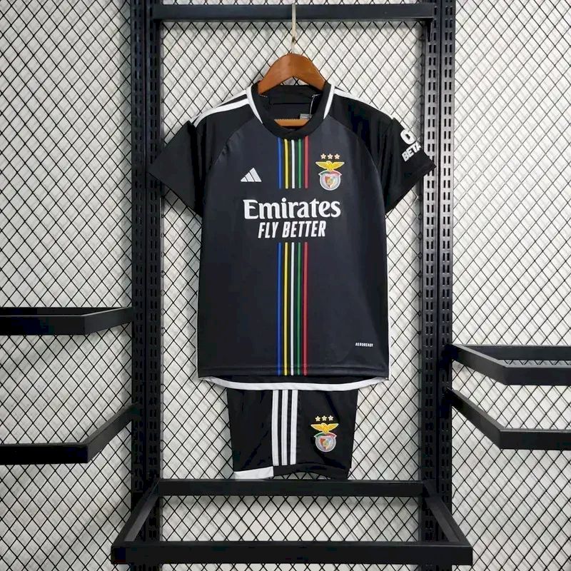 Benfica 2023/24 Away Kids Kit