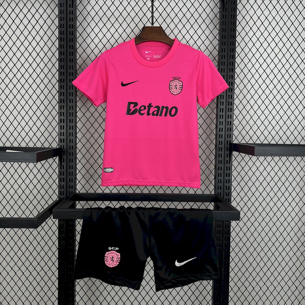 Sporting CP 2024/25 Pink October Kids Kit