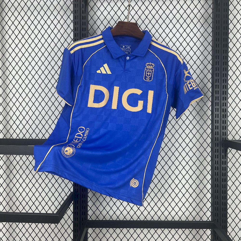 Mens Real Oviedo 2025/26 Home Jersey