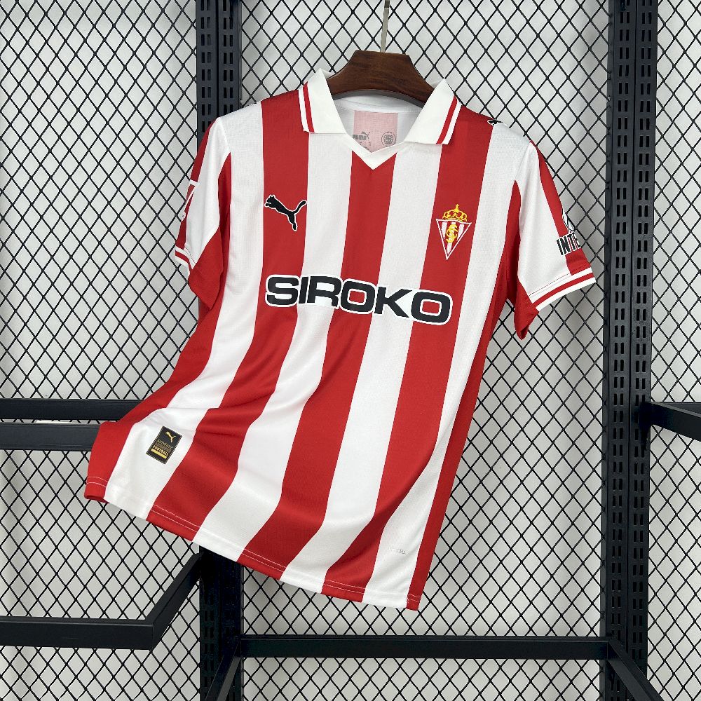 Mens Sporting de Gijón 2025/26 Home Jersey