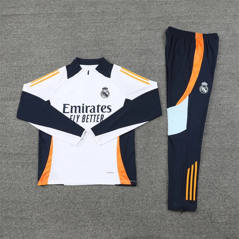 2425 Real Madrid CF white Training suit set