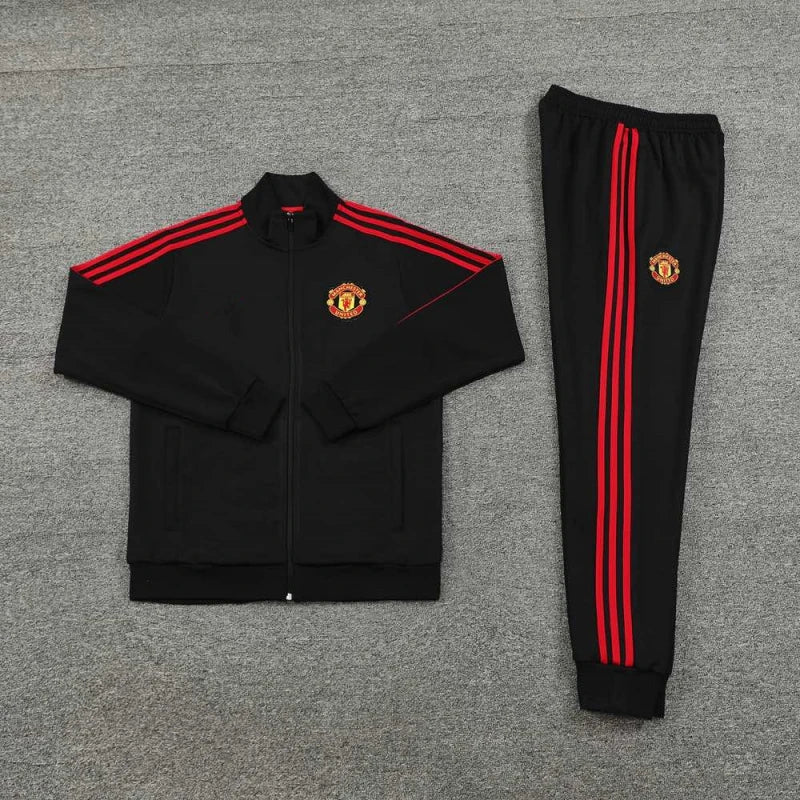 2425 Manchester United F.C. black Long zipper jacket set