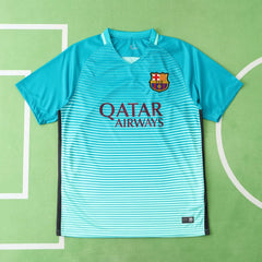 16-17 season Barcelona third retro Fan version