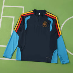 2026 FIFA World Cup Spain royal blue Half pull training suit
