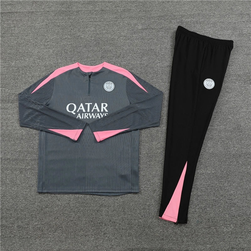 2425 Paris Saint-Germain F.C. grey Training suit set Player version