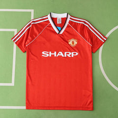 9800 season Manchester United F.C. home retro Fan version