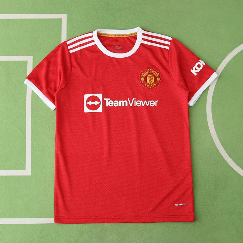 2122 season Manchester United F.C. home retro Fan version