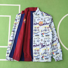 2425 FC Barcelona / Barça Wear on both sides windbreaker