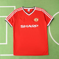 1984 season Manchester United F.C. home retro Fan version