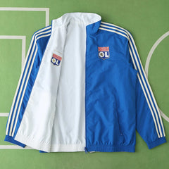 2425 Olympique Lyonnais Wear on both sides windbreaker