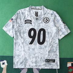 2024 NFL Pittsburgh Steelers Tribute Version 90#WATT