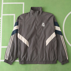 2425 Real Madrid CF Coffee color windbreaker