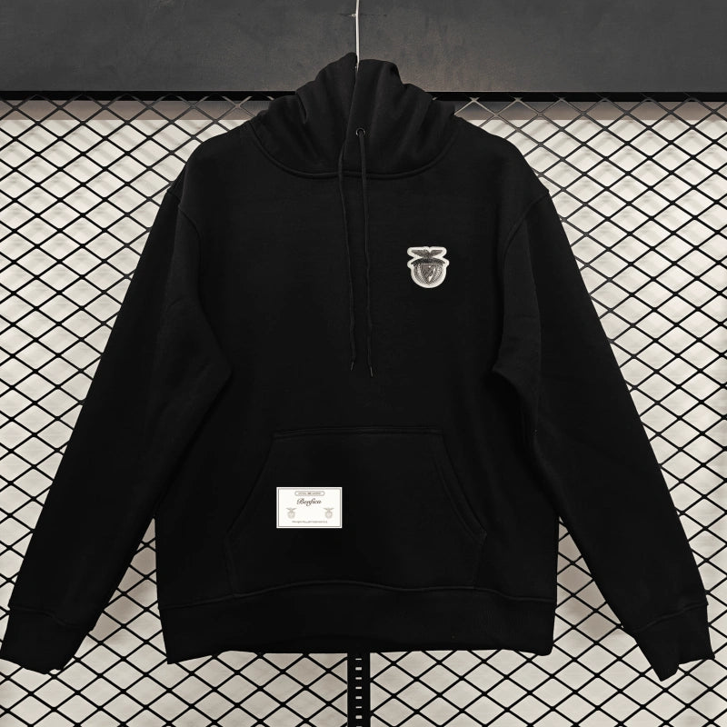2526 season S.L. Benfica retro hoodie Black