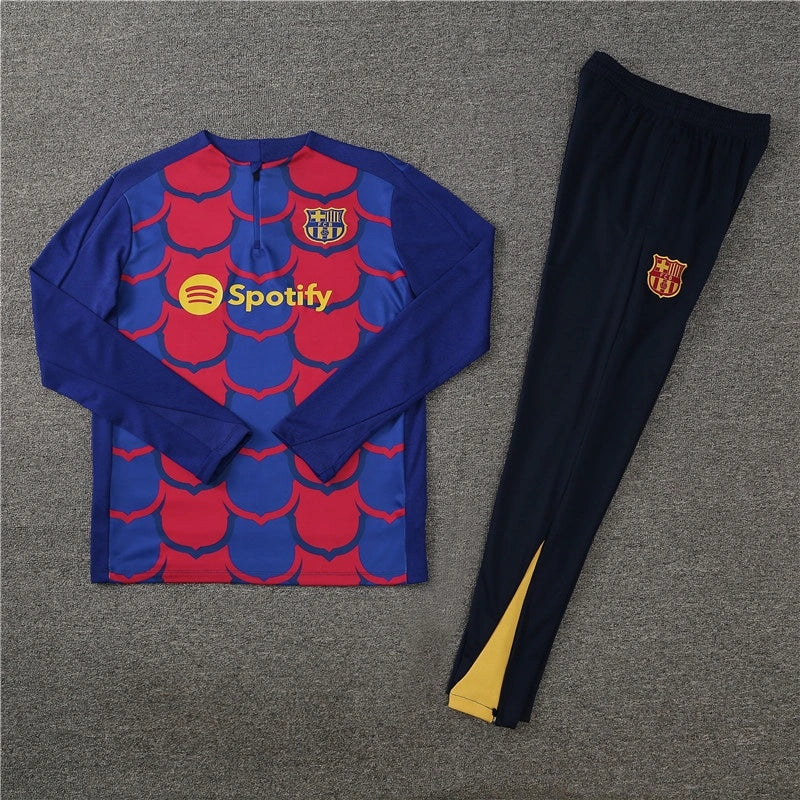 2425 FC Barcelona / Barça Red Blue Training suit set Player version