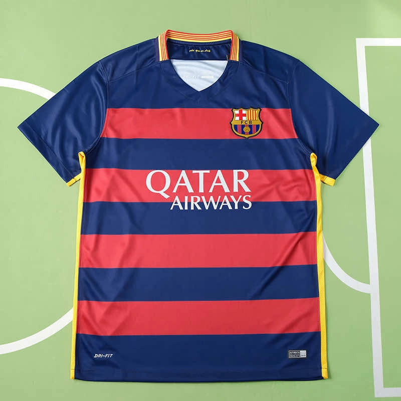 15-16 season Barcelona home retro Fan version