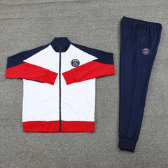 2425 Paris Saint-Germain F.C. white Long zipper jacket set