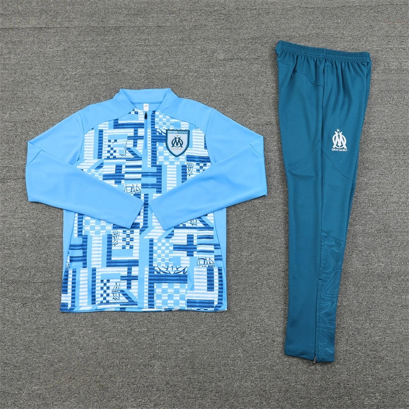 2425 Olympique de Marseille blue Training suit set