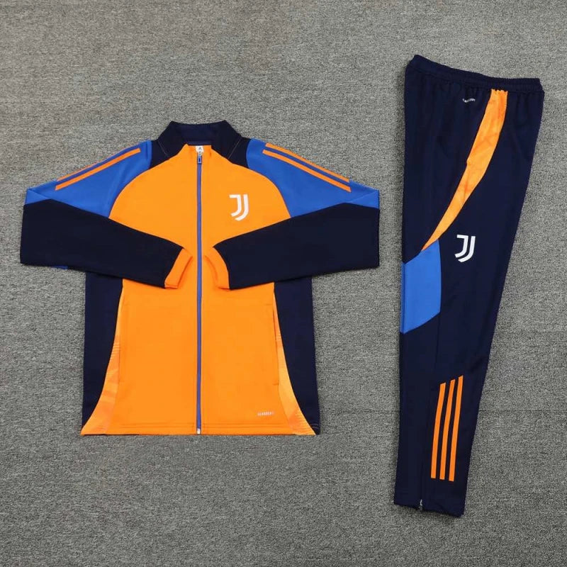 2425 Juventus F.C. orange Long zipper jacket set