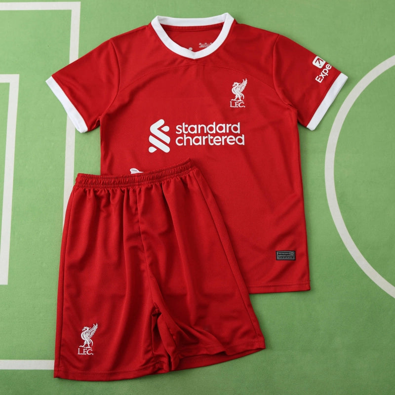 2324 season Liverpool home Kids kit