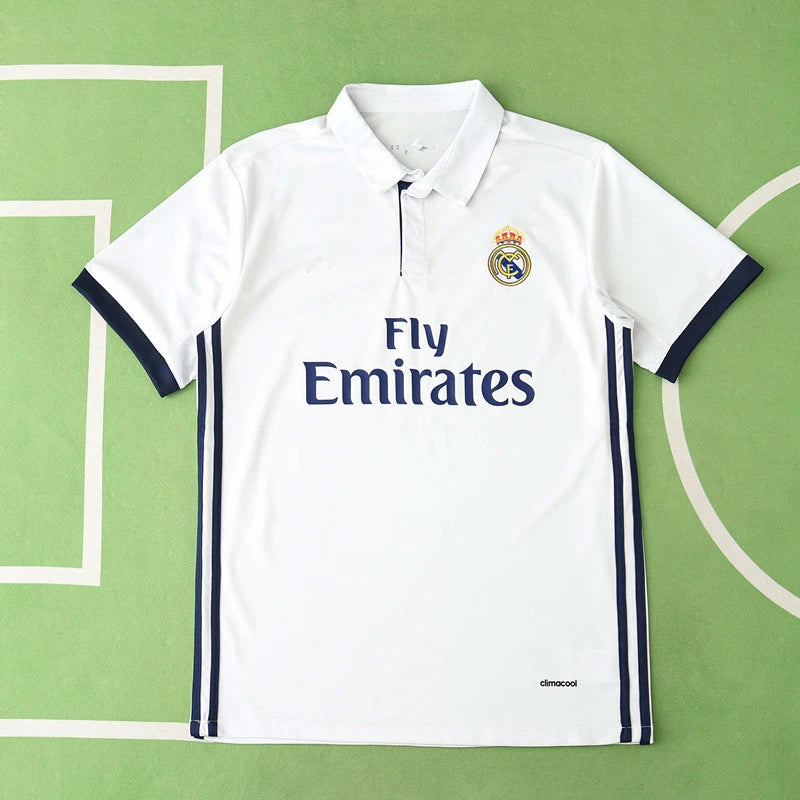 1617 season Real Madrid CF home retro Fan version