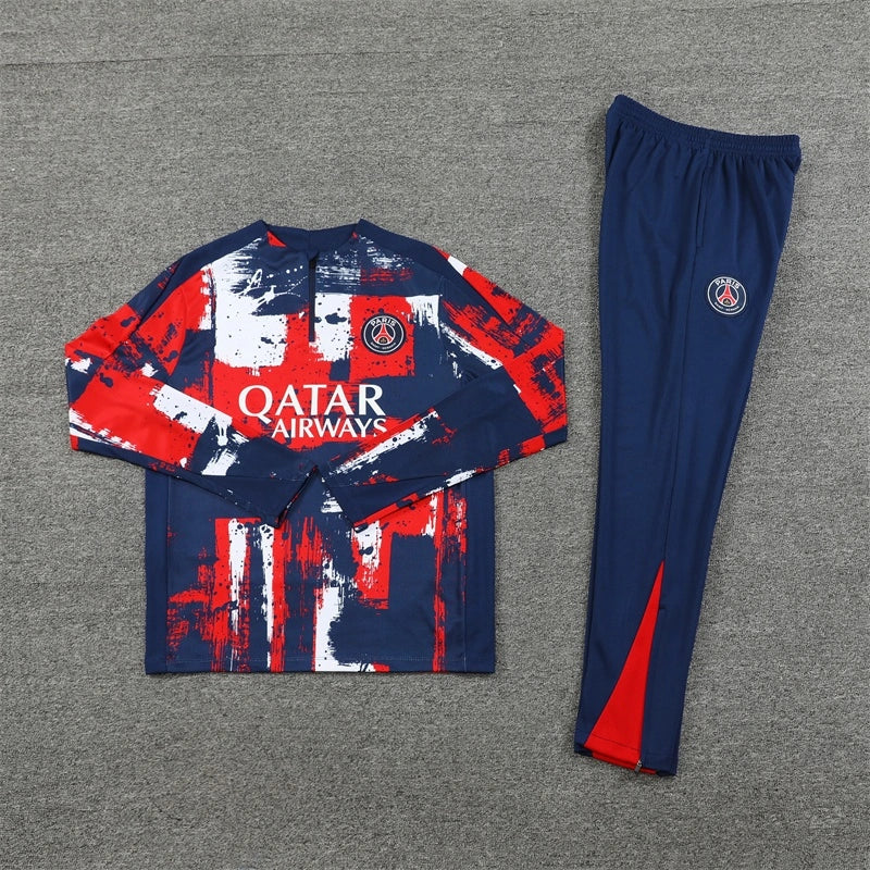 2425 Paris Saint-Germain F.C. red Training suit set