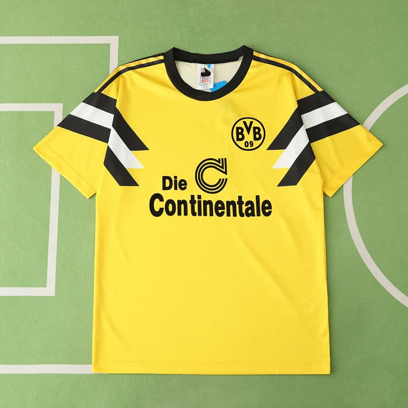 1989 season Borussia Dortmund home retro Fan version