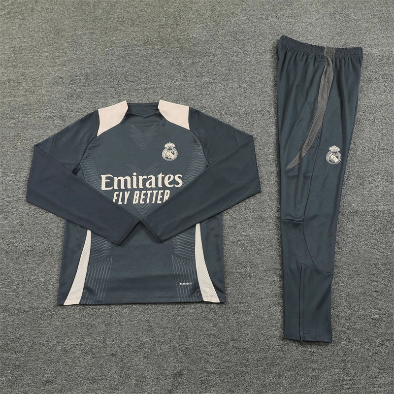 2425 Real Madrid CF grey Training suit set Player version