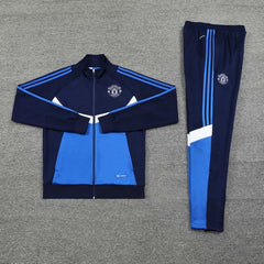 2425 Manchester United F.C. blue Long zipper jacket set